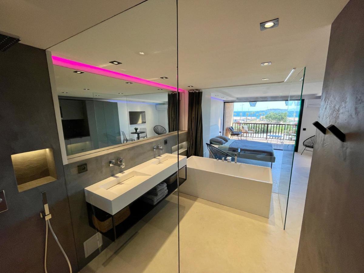 Appartement Neuf Climatise - Vue Mer Saint-Tropez - 50M Plage Et Port - Piscine Gassin Exteriér fotografie